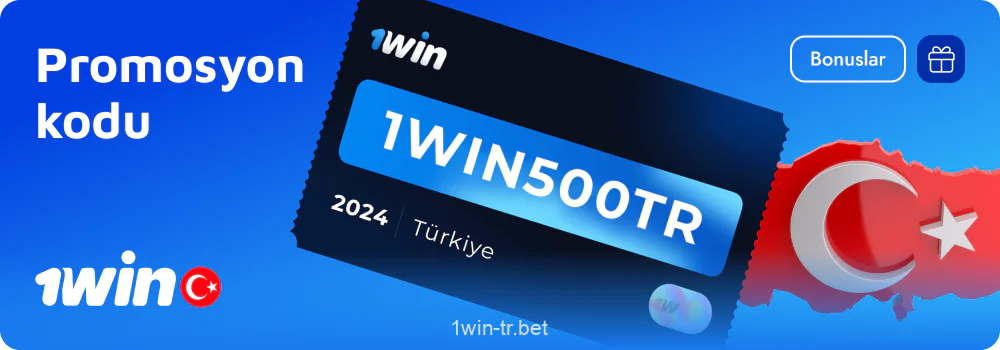 Özel bonus kodu 1win Türkiye