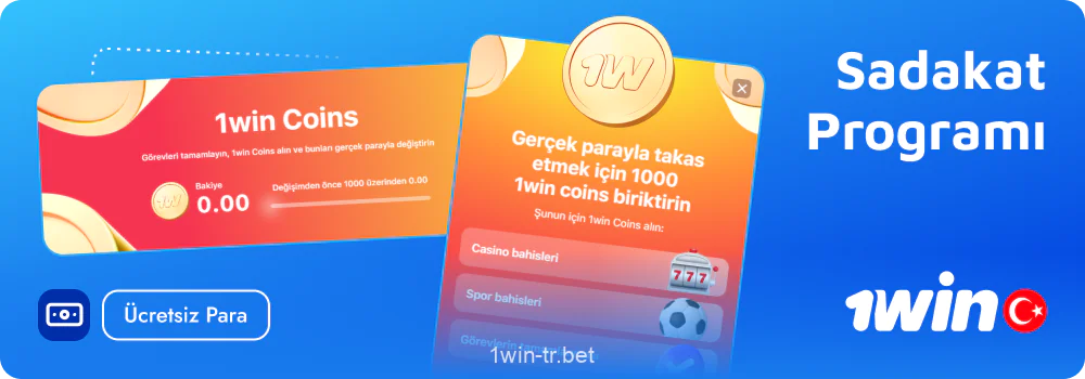 Türkiye'de 1win Coins