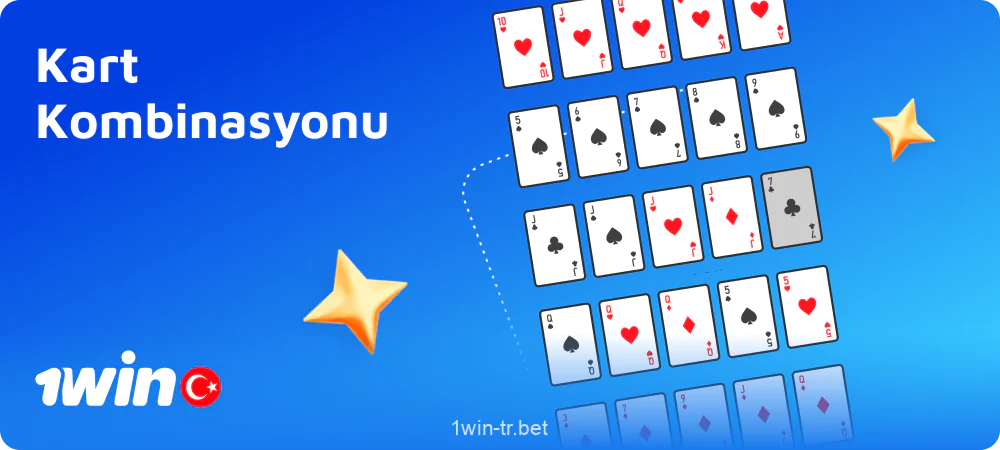 1win Türkiye Poker kombinasyonları